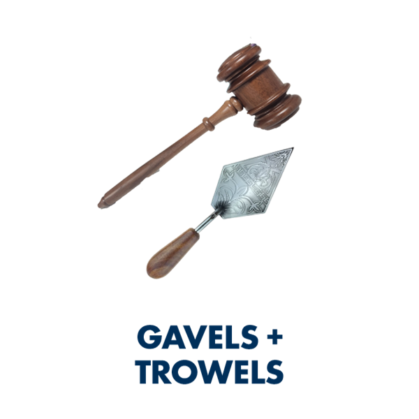 gavels and trowels icon